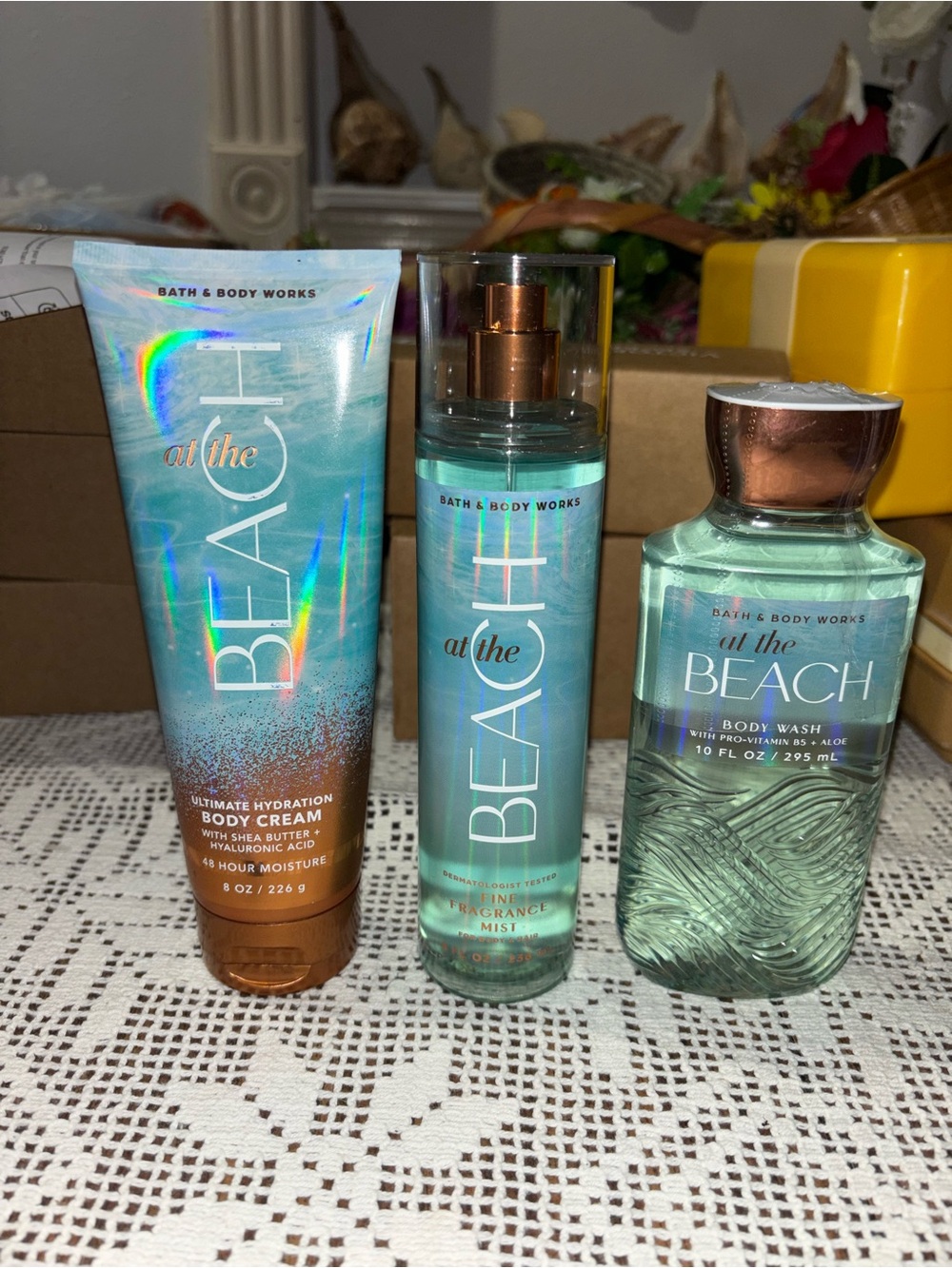 (2026) Bath & Body Works At The Beach Set - Aqua & Copper Accents